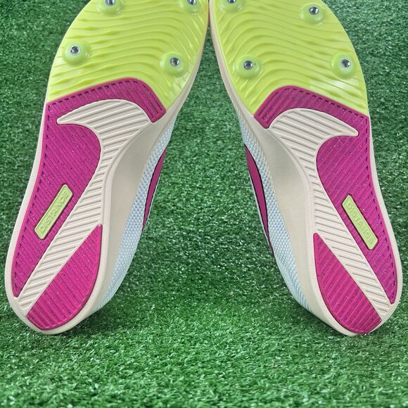 Nike Zoom Rival Track Field Distance Men's 12.5 Cleats w/ Spikes Pink DC8725-101 - Picture 16 of 17